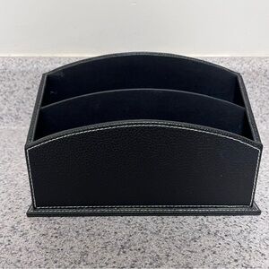 Black Leather Organizer